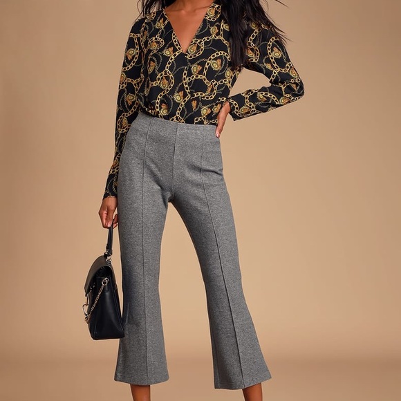 ASTR The Label Black Chain Print Surplice Long Sleeve Bodysuit - Picture 10 of 10